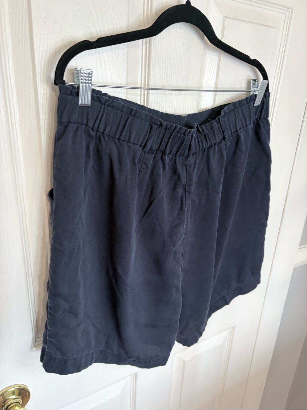 J. Jill Slate Blue Pull-On Bermuda Shorts - Picture 7 of 9